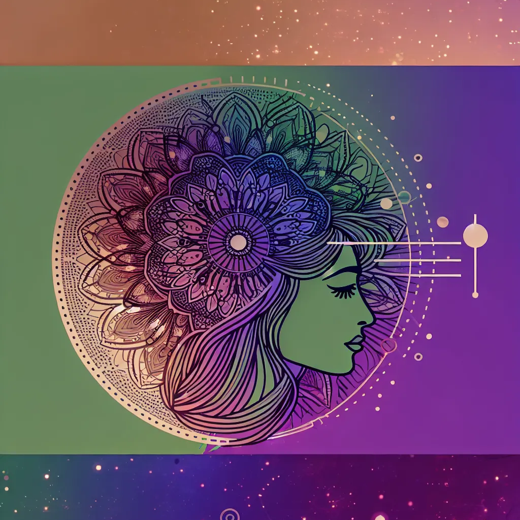 A woman and a pic of her mind A woman and a pic of her mind